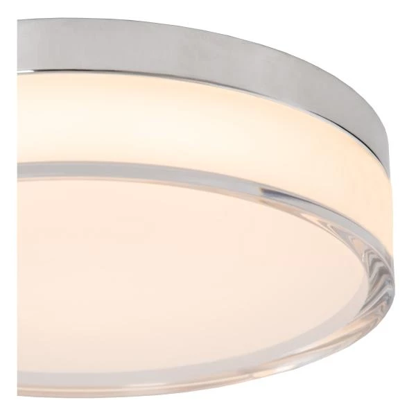 Lucide PLANO - Plafonnier Intérieur/Extérieur - Ø 23 cm - LED Dim. - CCT - 1x11W 2700K/4000K - IP44 - Opalin - détail 2